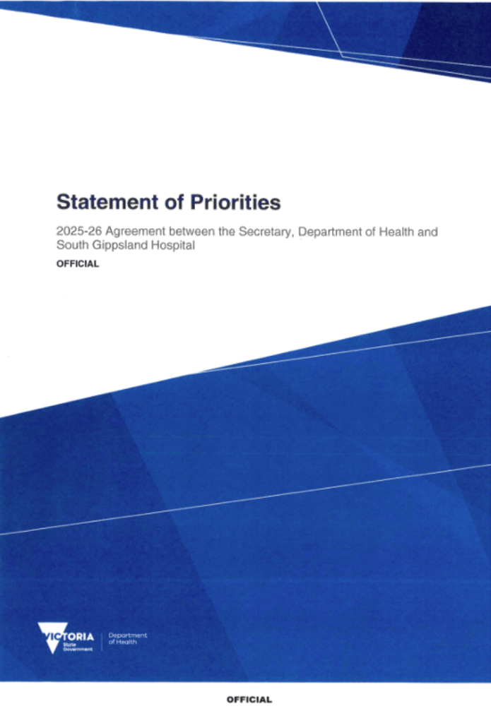 Statement of Priorities 2025-2026
